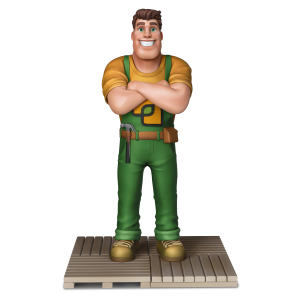 Mascote sobre deck